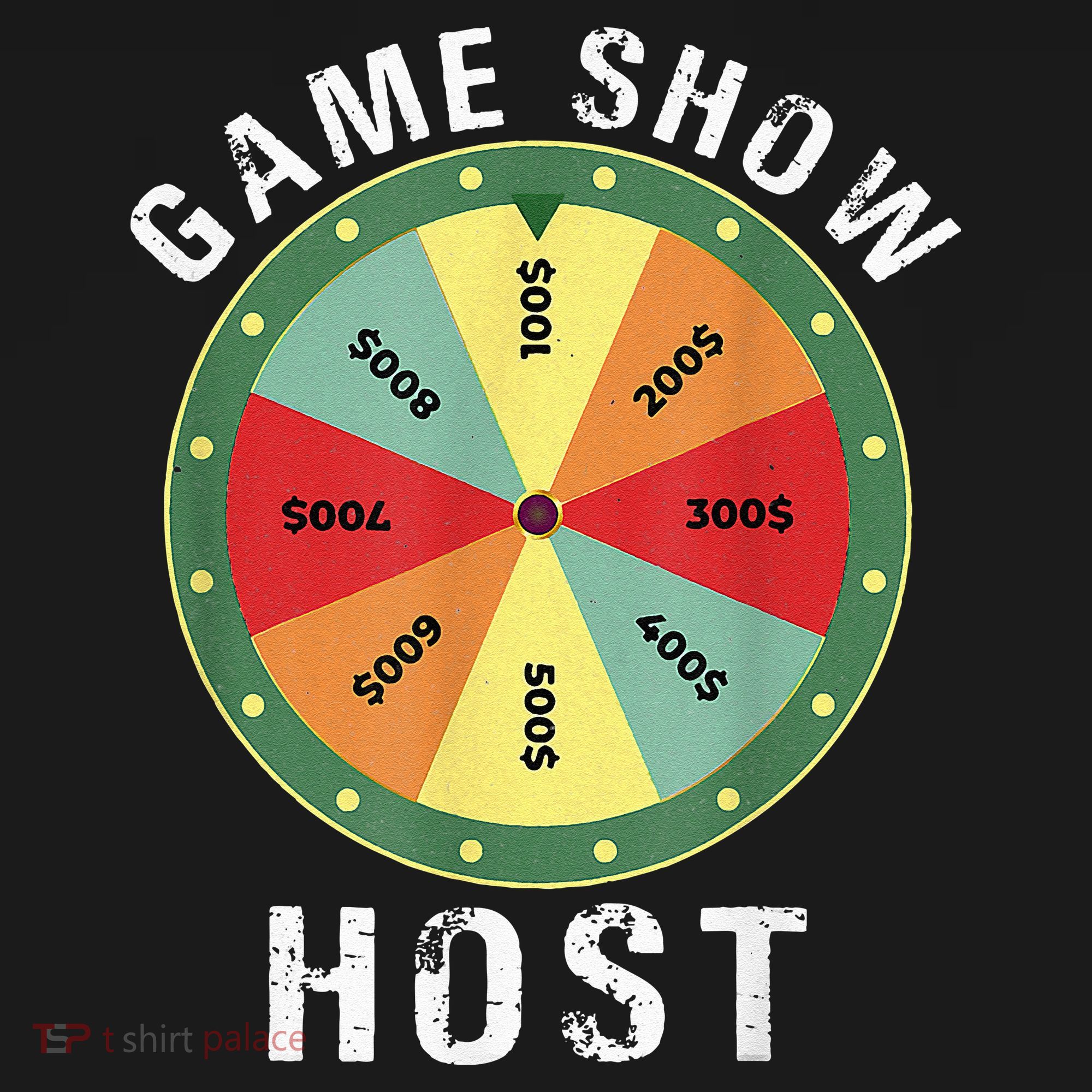 Game Show Host Trivia Board Game Night Questions Vintage T-Shirt