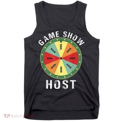 Game Show Host Trivia Board Game Night Questions Vintage Tank Top