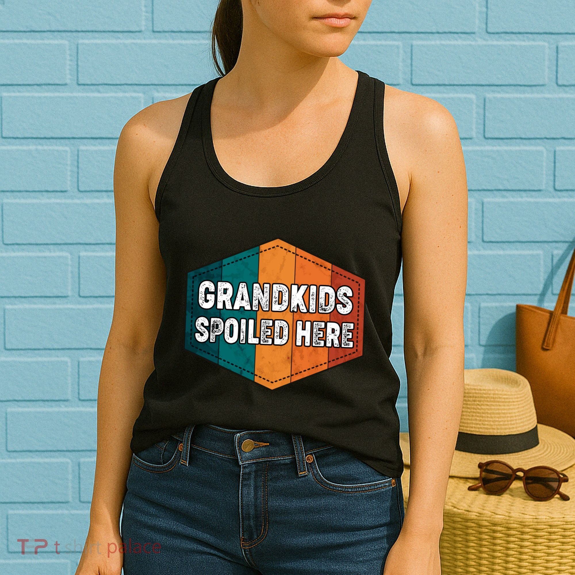 Grandkids Spoiled Here Women's Tank Top