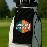 Grandkids Spoiled Here Golf Towel thumb 2