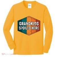 Grandkids Spoiled Here Kids Long Sleeve Shirt thumb 0