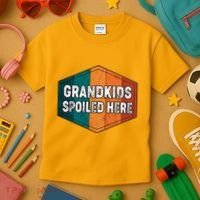 Grandkids Spoiled Here Kids T-Shirt thumb 3
