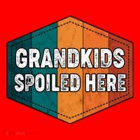 Grandkids Spoiled Here Santa Hat thumb 1