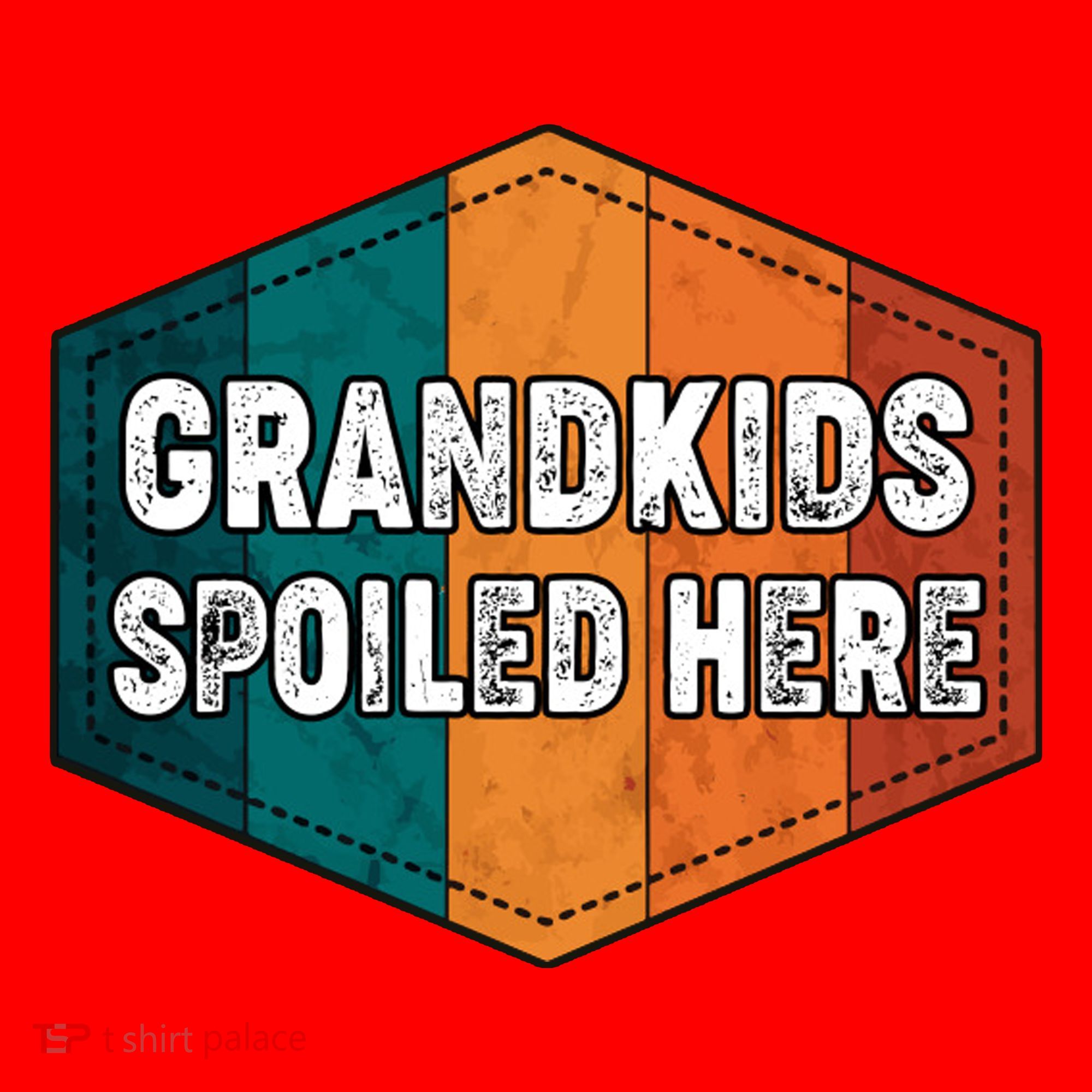 Grandkids Spoiled Here Santa Hat