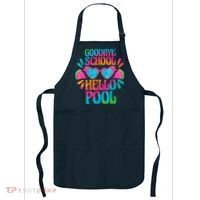 Goodbye School Hello Pool Watermelon Last Day Of School Apron thumb 0