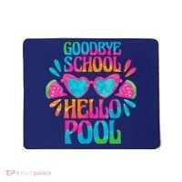 Goodbye School Hello Pool Watermelon Last Day Of School Mousepad thumb 0