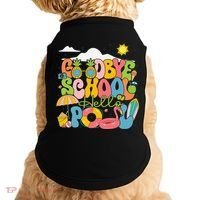 Goodbye School Hello Pool Schools Out For Summer Costume Doggie Tank thumb 0