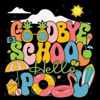 Goodbye School Hello Pool Schools Out For Summer Costume Pajama Set thumb 2