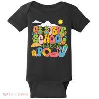 Goodbye School Hello Pool Schools Out For Summer Costume Baby Bodysuit thumb 0