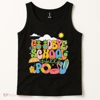 Goodbye School Hello Pool Schools Out For Summer Costume Tank Top thumb 2
