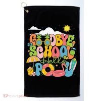 Goodbye School Hello Pool Schools Out For Summer Costume Golf Towel thumb 0