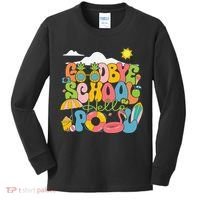 Goodbye School Hello Pool Schools Out For Summer Costume Kids Long Sleeve Shirt thumb 0