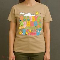 Goodbye School Hello Pool Schools Out For Summer Costume T-Shirt thumb 4