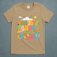 Goodbye School Hello Pool Schools Out For Summer Costume T-Shirt thumb 5