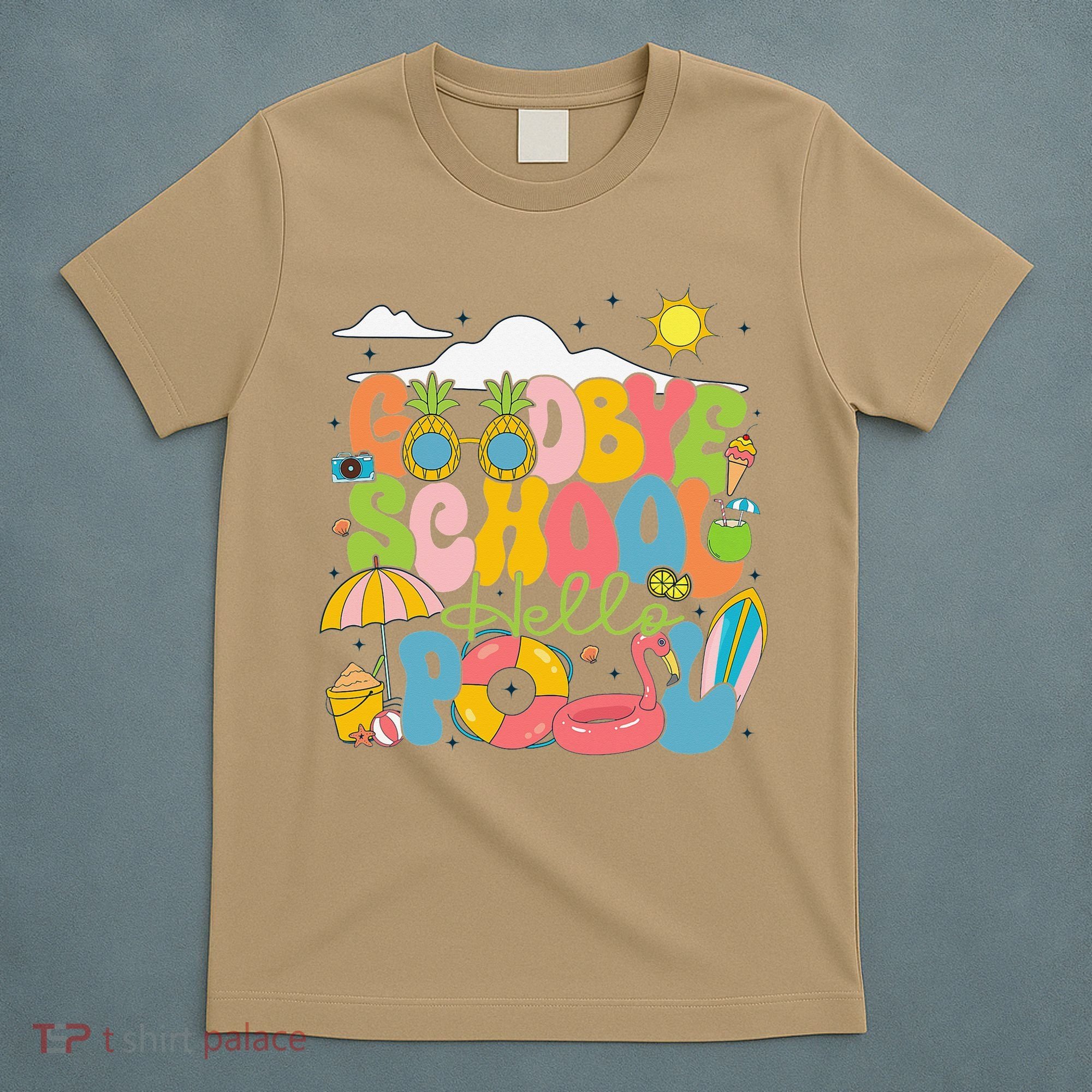 Goodbye School Hello Pool Schools Out For Summer Costume T-Shirt
