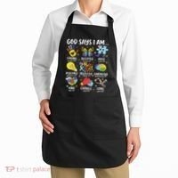 God Says I Am Be Kind Autism Awareness SPED  Apron thumb 2