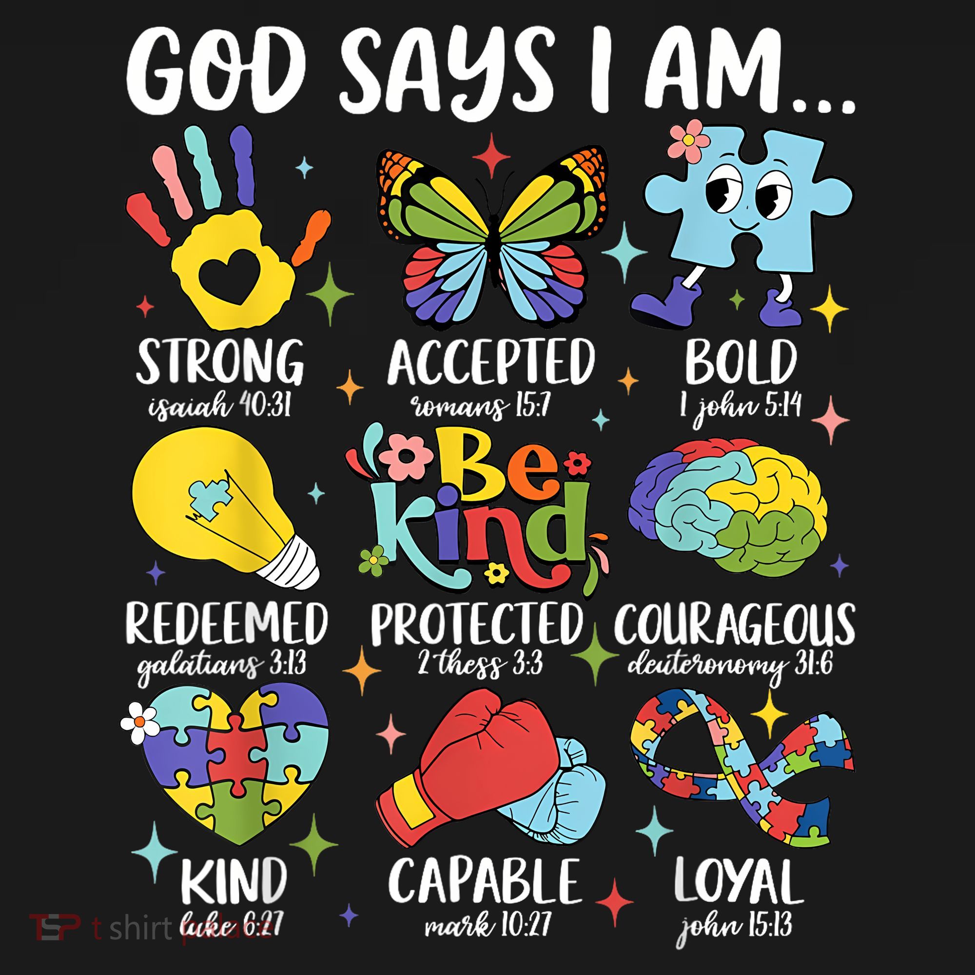 God Says I Am Be Kind Autism Awareness SPED  Women's Hoodie