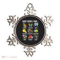 God Says I Am Be Kind Autism Awareness SPED  Ornament thumb 0