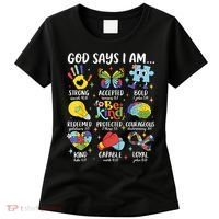 God Says I Am Be Kind Autism Awareness SPED  Women's T-Shirt thumb 0