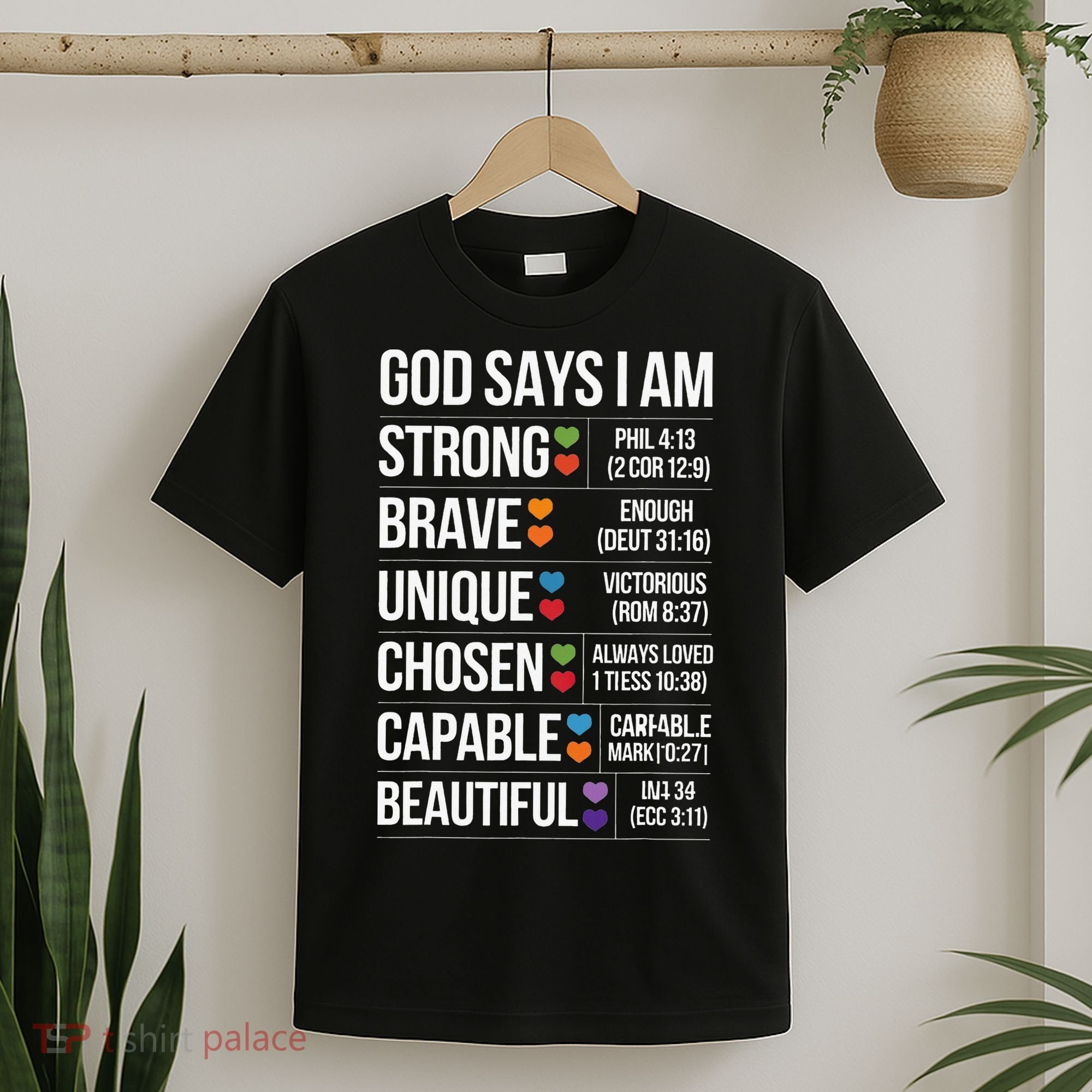 God Says I Am Autism Awareness Christian Bible Verse T-Shirt