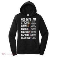 God Says I Am Autism Awareness Christian Bible Verse Women's Hoodie thumb 0
