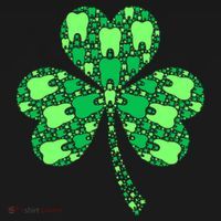 Green Shamrock Irish Dentist Tooth St Patrick's Day Dental Gift Women's Hoodie thumb 2