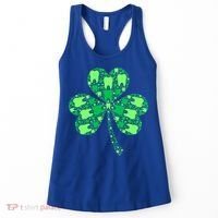 Green Shamrock Irish Dentist Tooth St Patrick's Day Dental Gift Women's Tank Top thumb 0