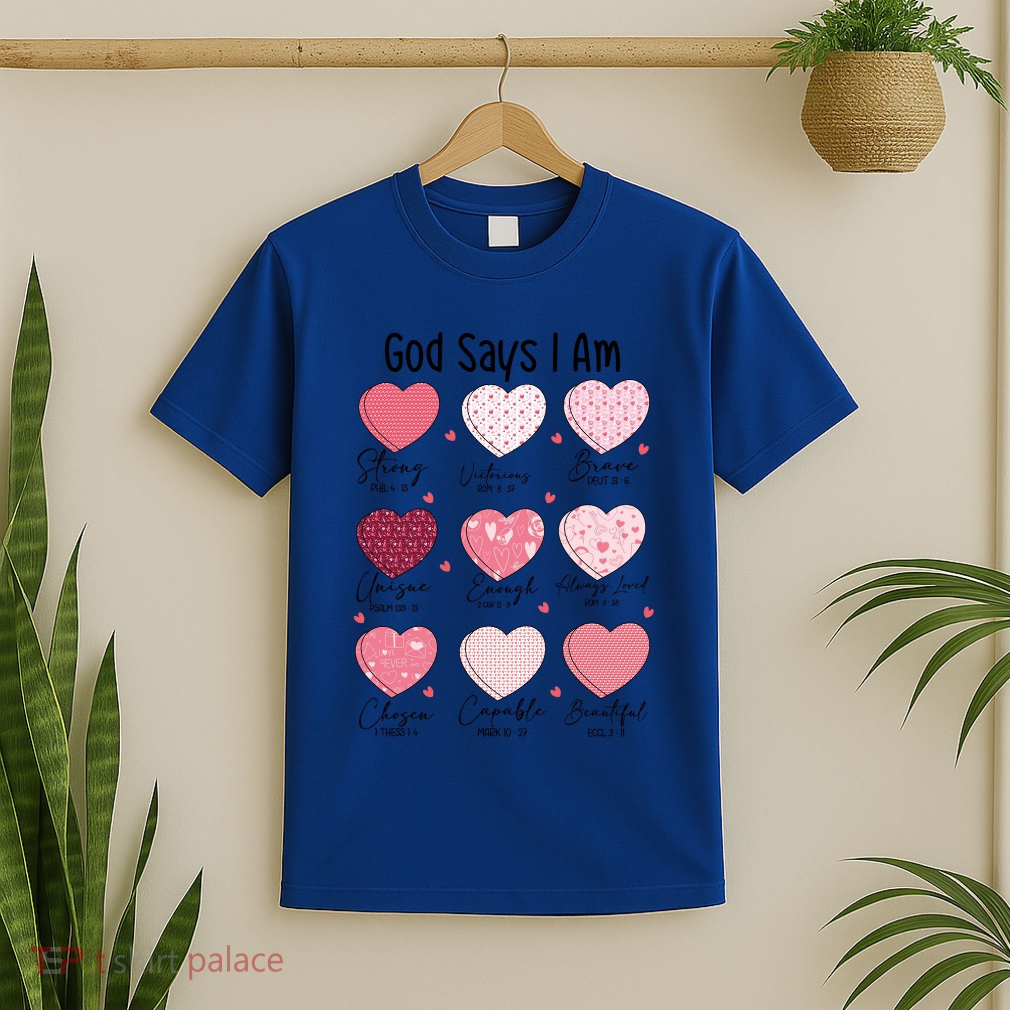 God Says I Am Christian Valentien Coquette Jesus Valentine Meaningful Gift T-Shirt