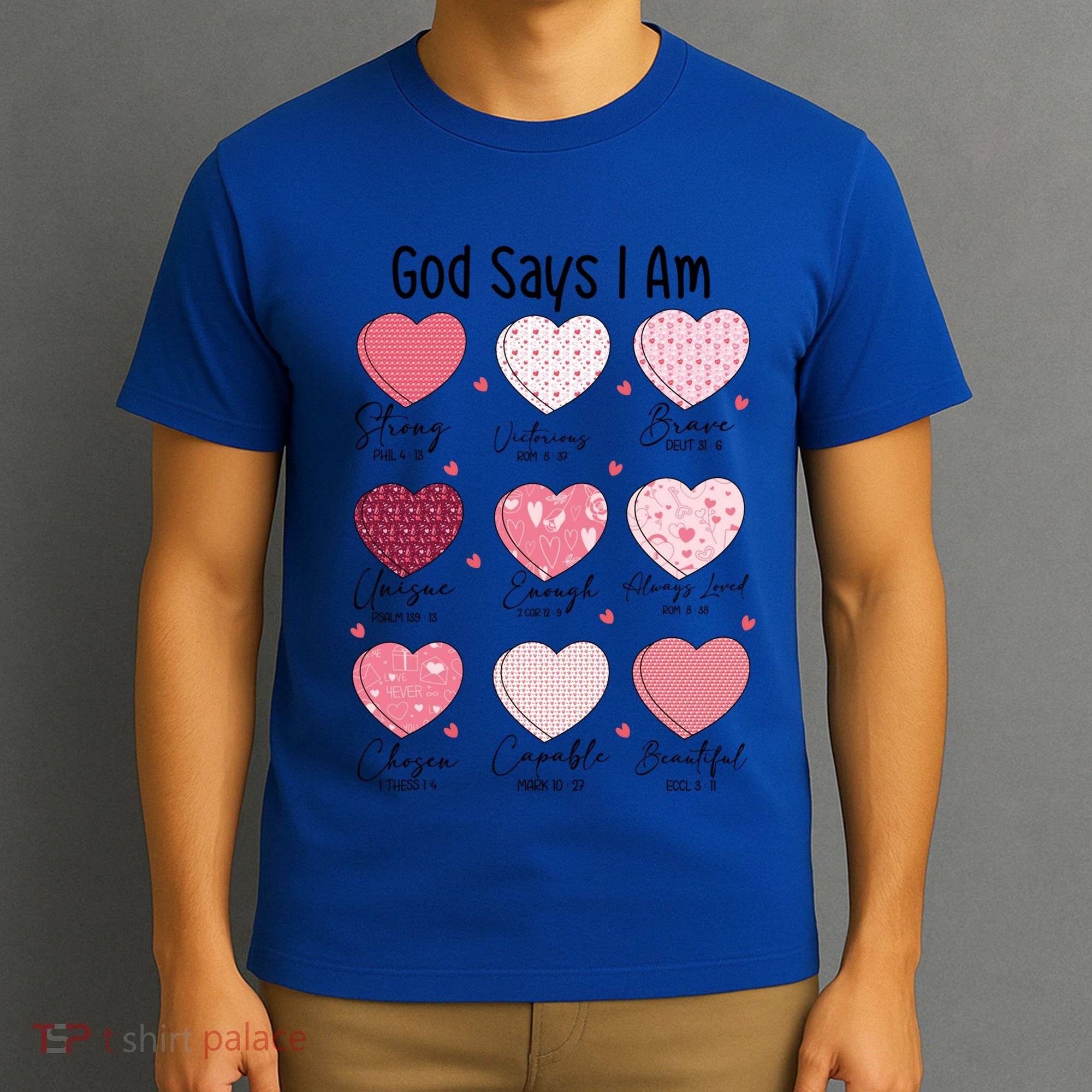 God Says I Am Christian Valentien Coquette Jesus Valentine Meaningful Gift T-Shirt