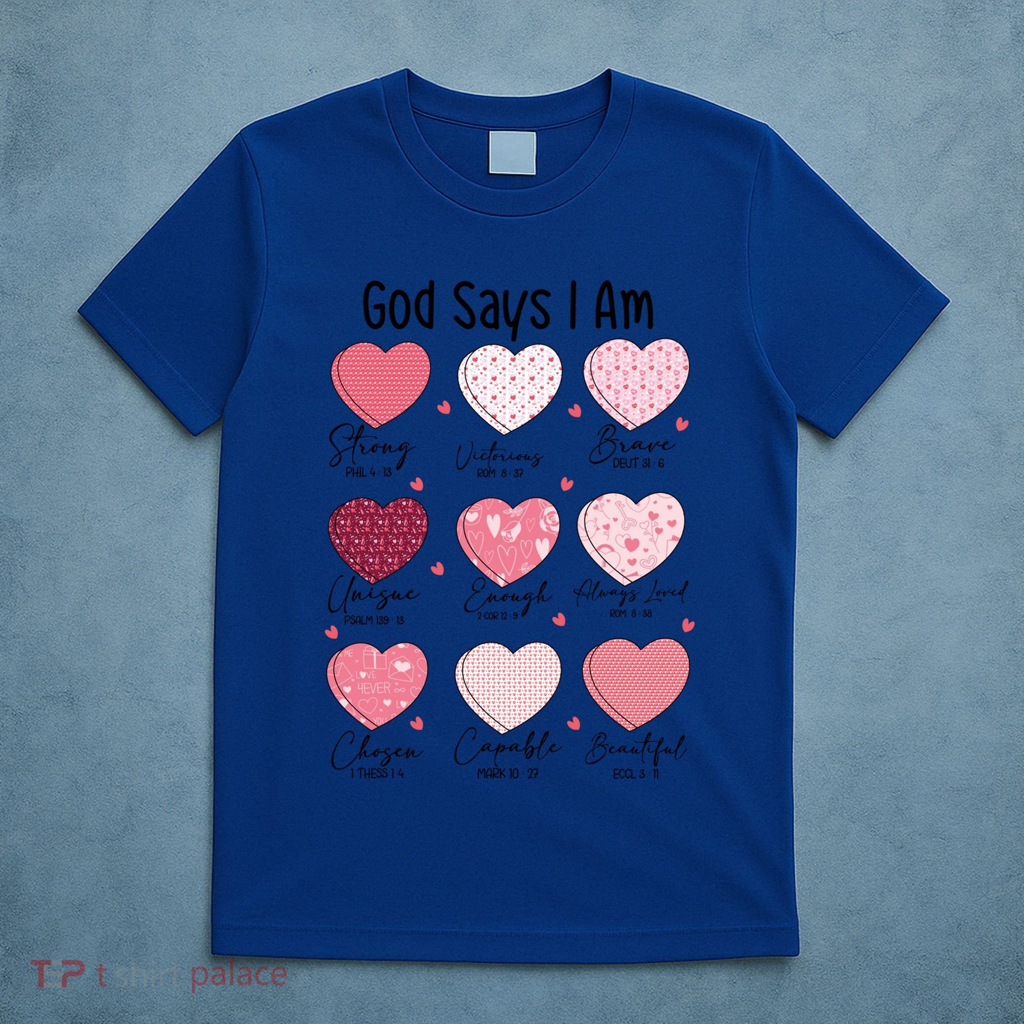 God Says I Am Christian Valentien Coquette Jesus Valentine Meaningful Gift T-Shirt