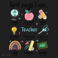 God Says I Am Teacher Life Women's Sweatshirt thumb 2