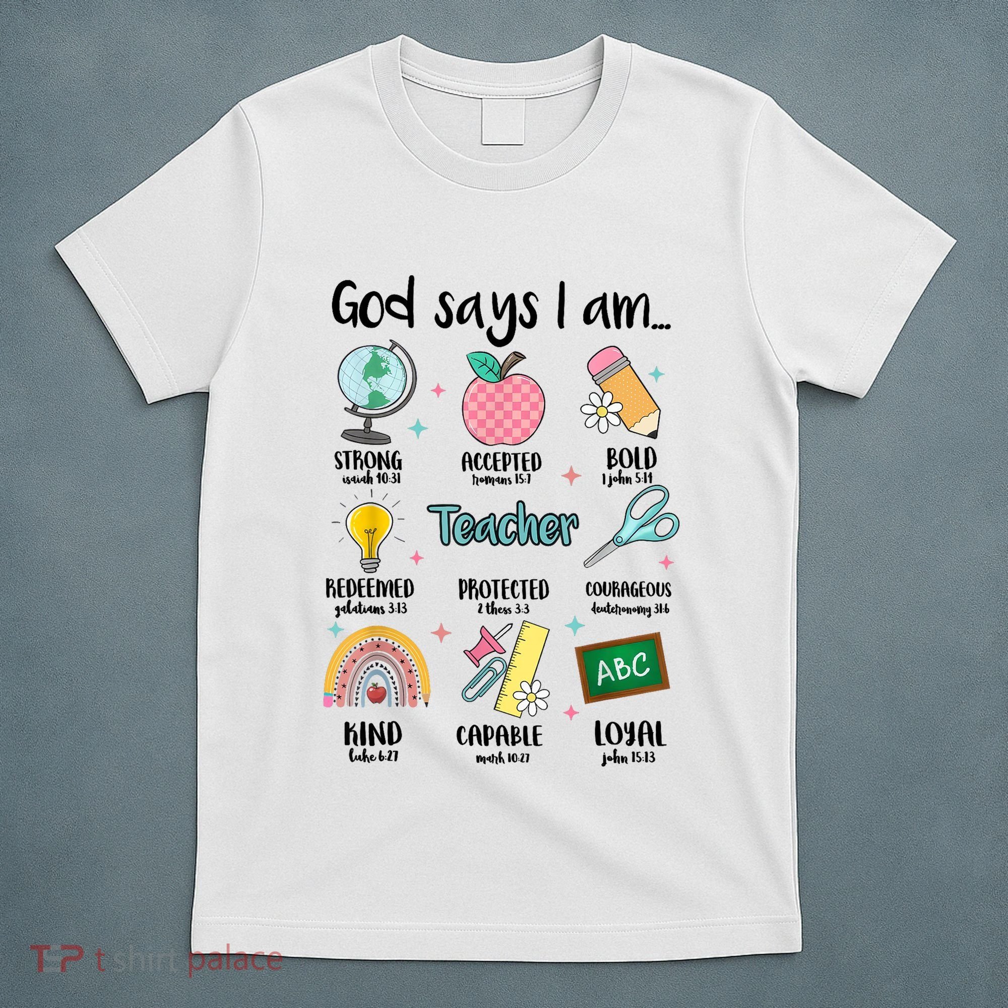 God Says I Am Teacher Life T-Shirt