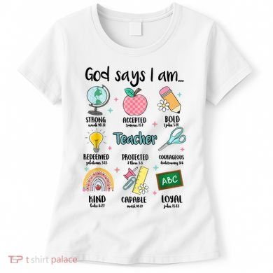 God Says I Am Teacher Life Women's T-Shirt
