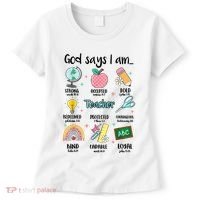 God Says I Am Teacher Life Women's T-Shirt thumb 0