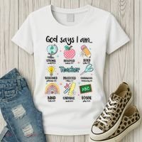 God Says I Am Teacher Life Women's T-Shirt thumb 3