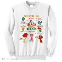 God Says I Am Black Christian Woman Sweatshirt thumb 0