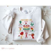 God Says I Am Black Christian Woman Sweatshirt thumb 2