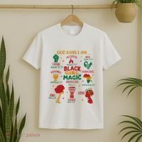 God Says I Am Black Christian Woman T-Shirt thumb 2