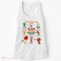 God Says I Am Black Christian Woman Women's Tank Top thumb 0