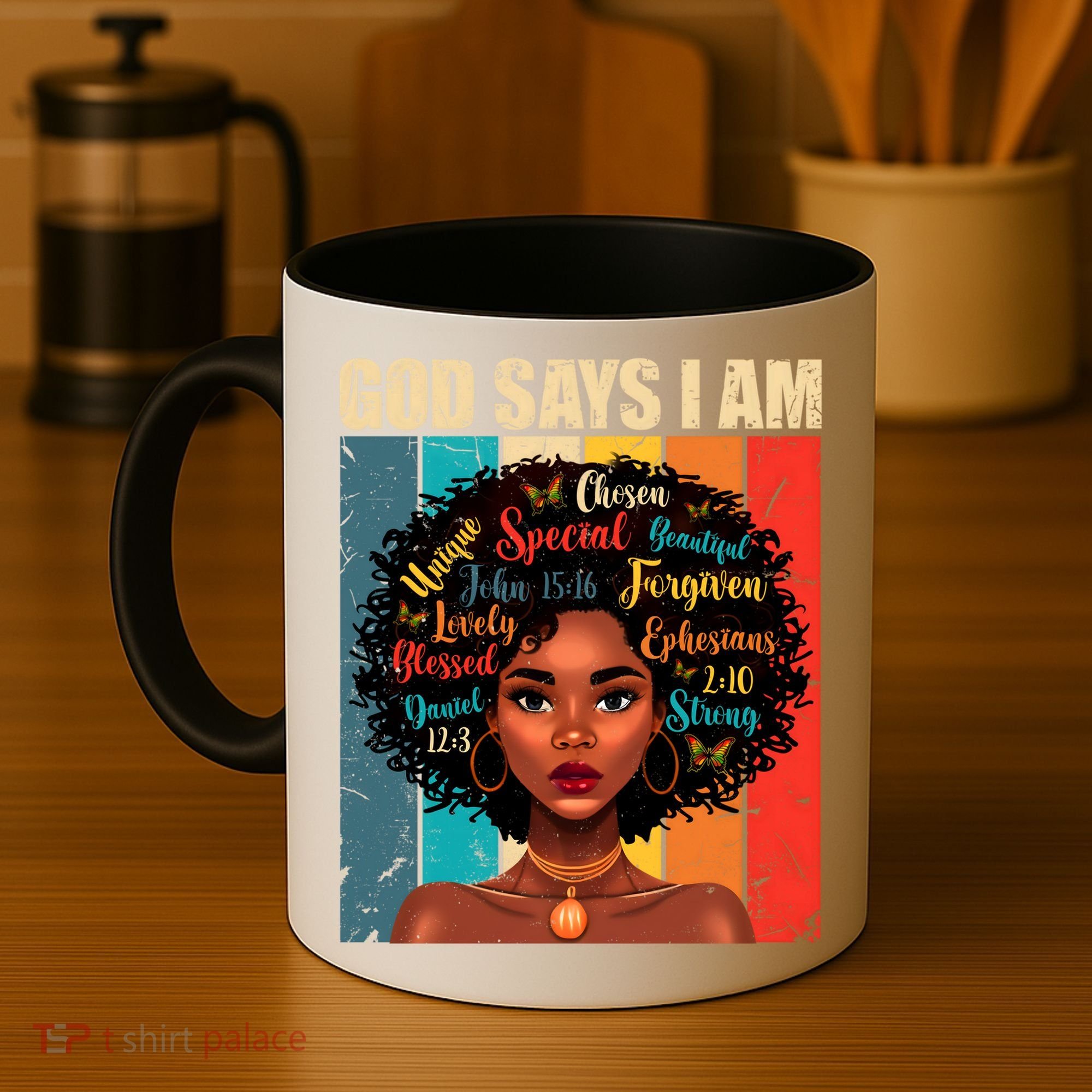 God Says I Am Black History Month Juneteenth African America Cute Gift Coffee Mug