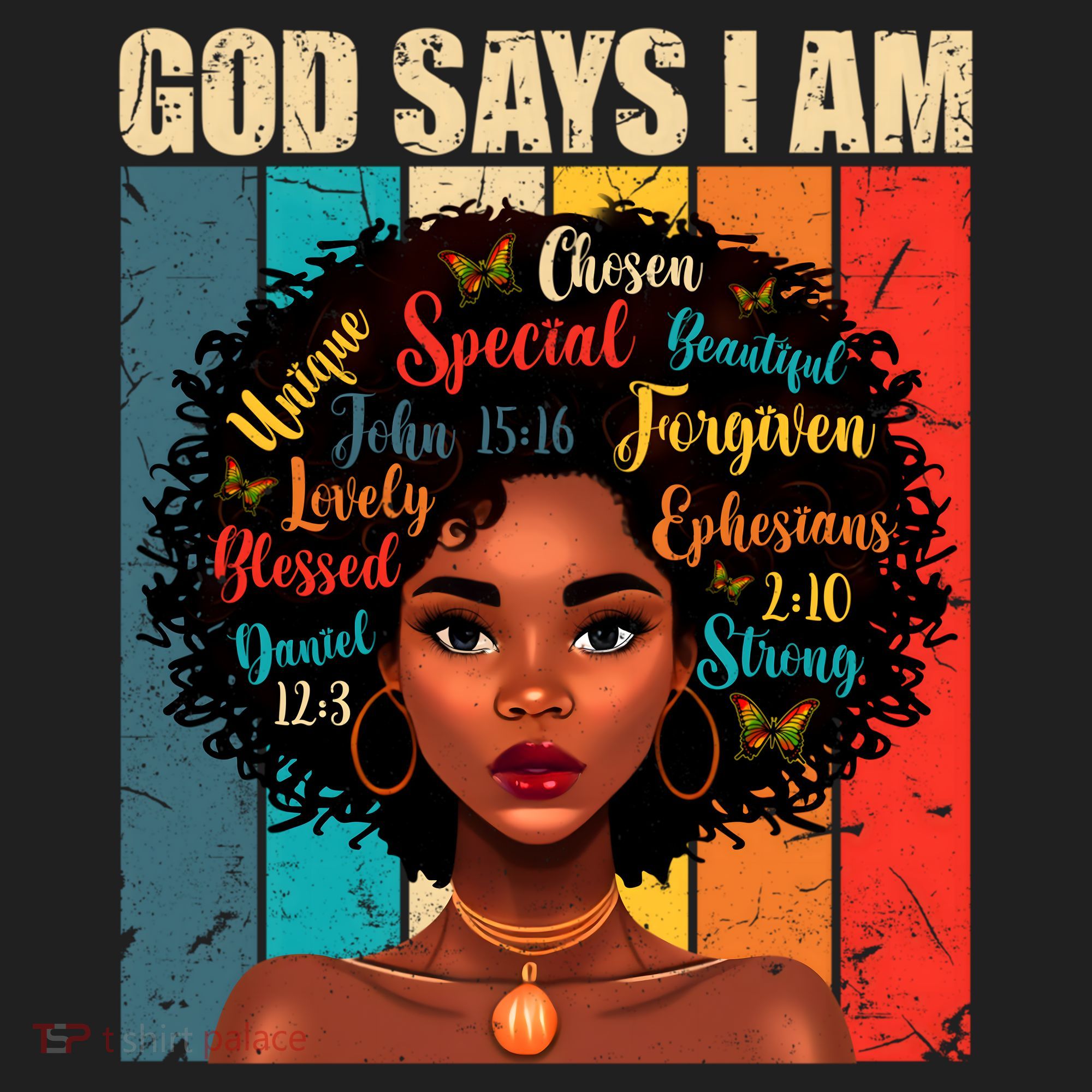 God Says I Am Black History Month Juneteenth African America Cute Gift Beanie