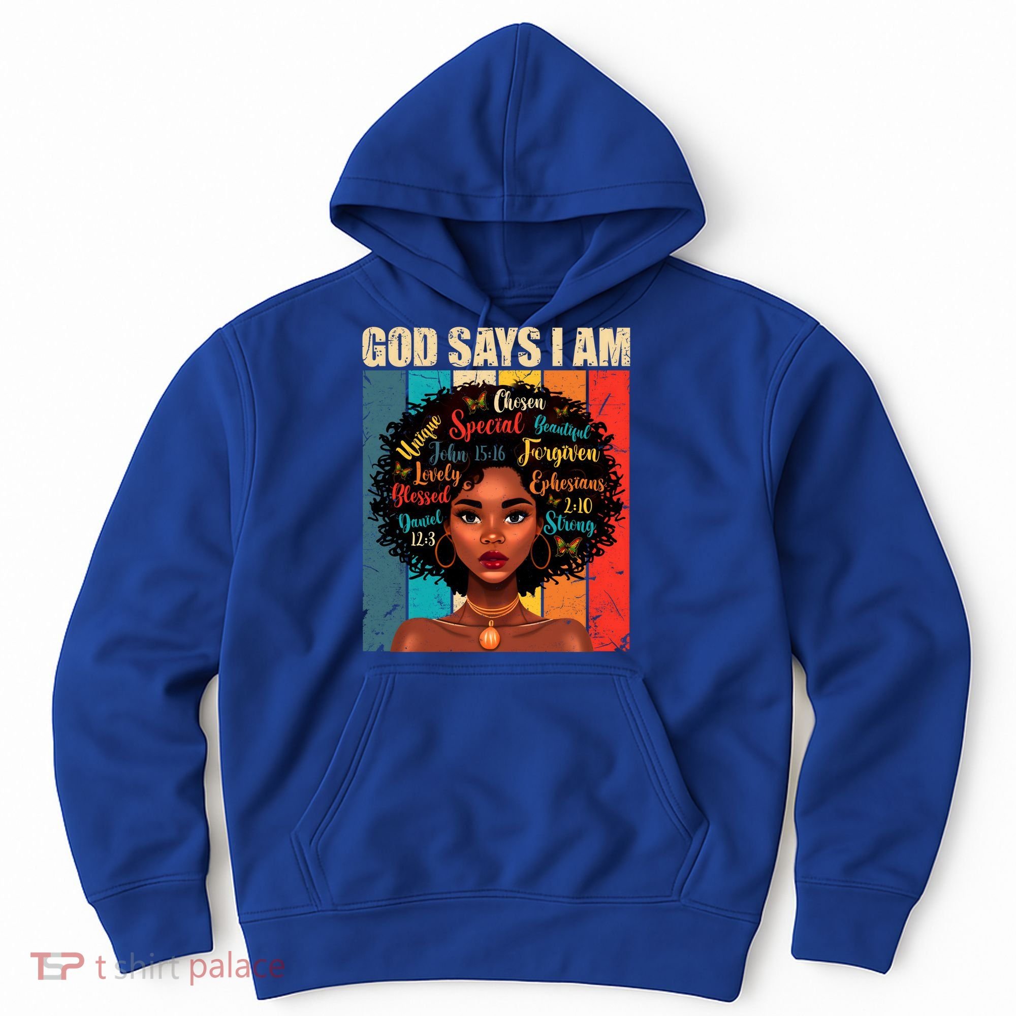 God Says I Am Black History Month Juneteenth African America Cute Gift Hoodie