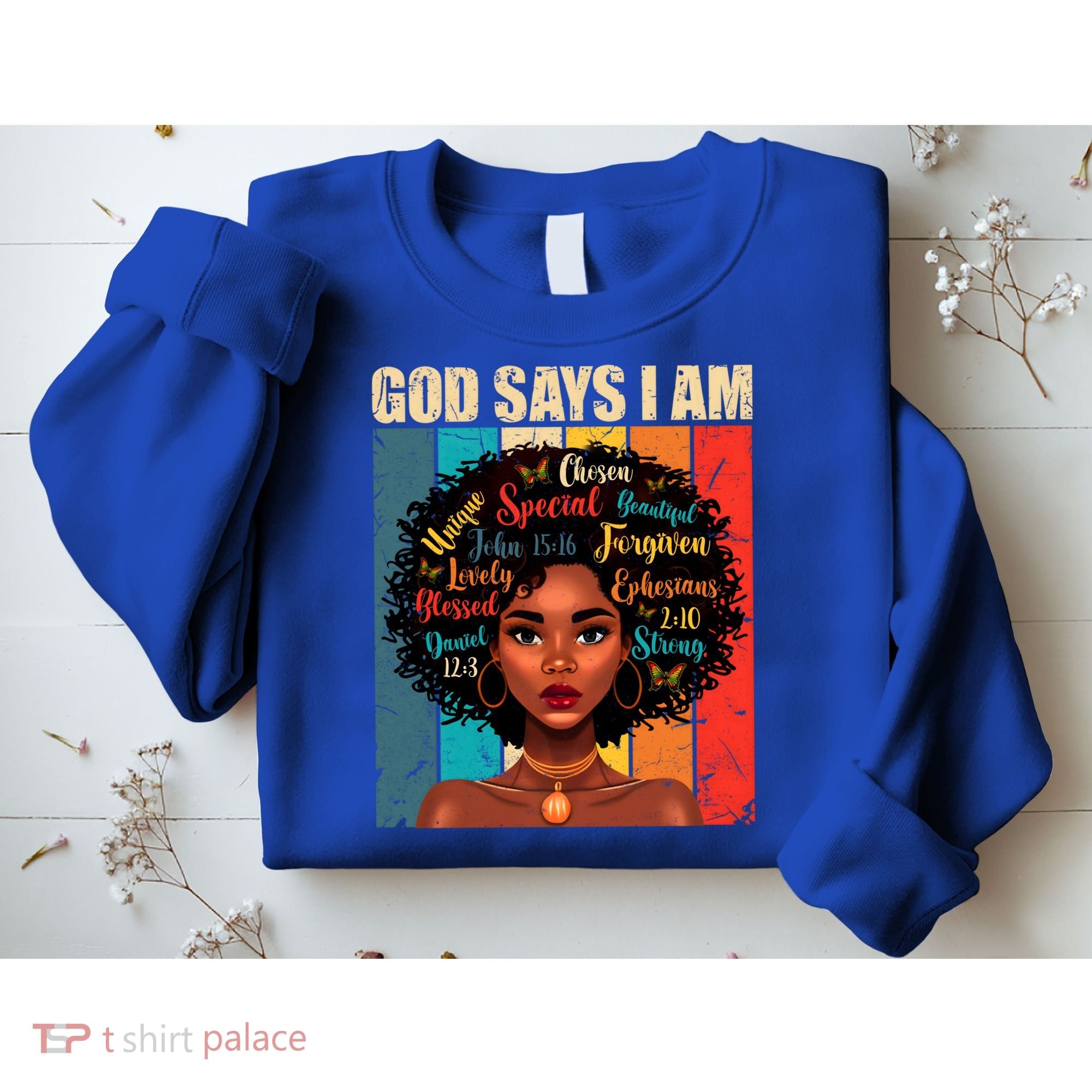 God Says I Am Black History Month Juneteenth African America Cute Gift Sweatshirt