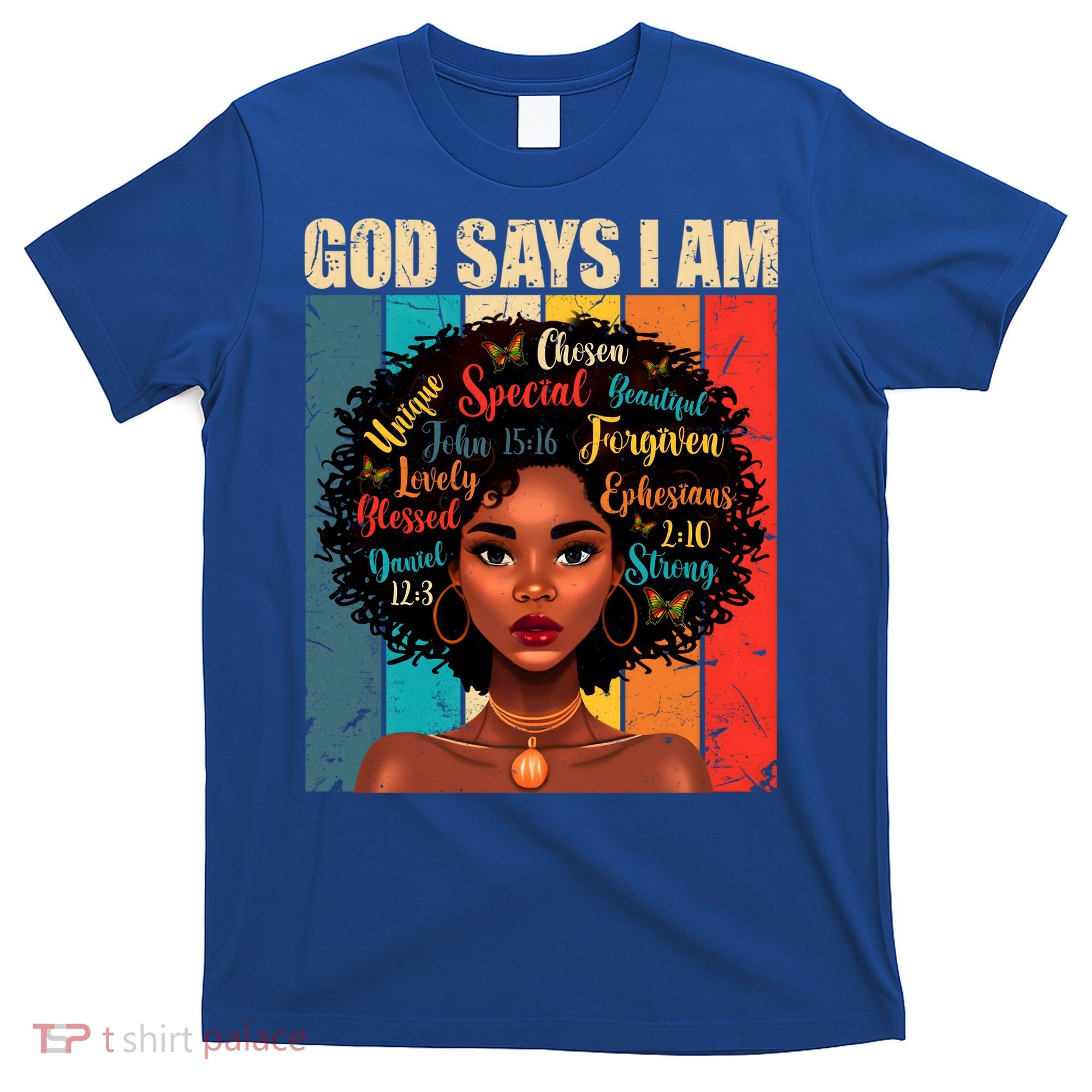 God Says I Am Black History Month Juneteenth African America Cute Gift T-Shirt