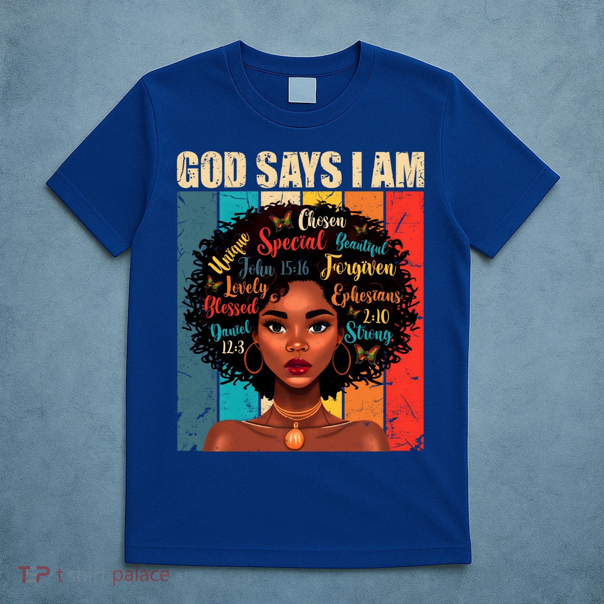 God Says I Am Black History Month Juneteenth African America Cute Gift T-Shirt