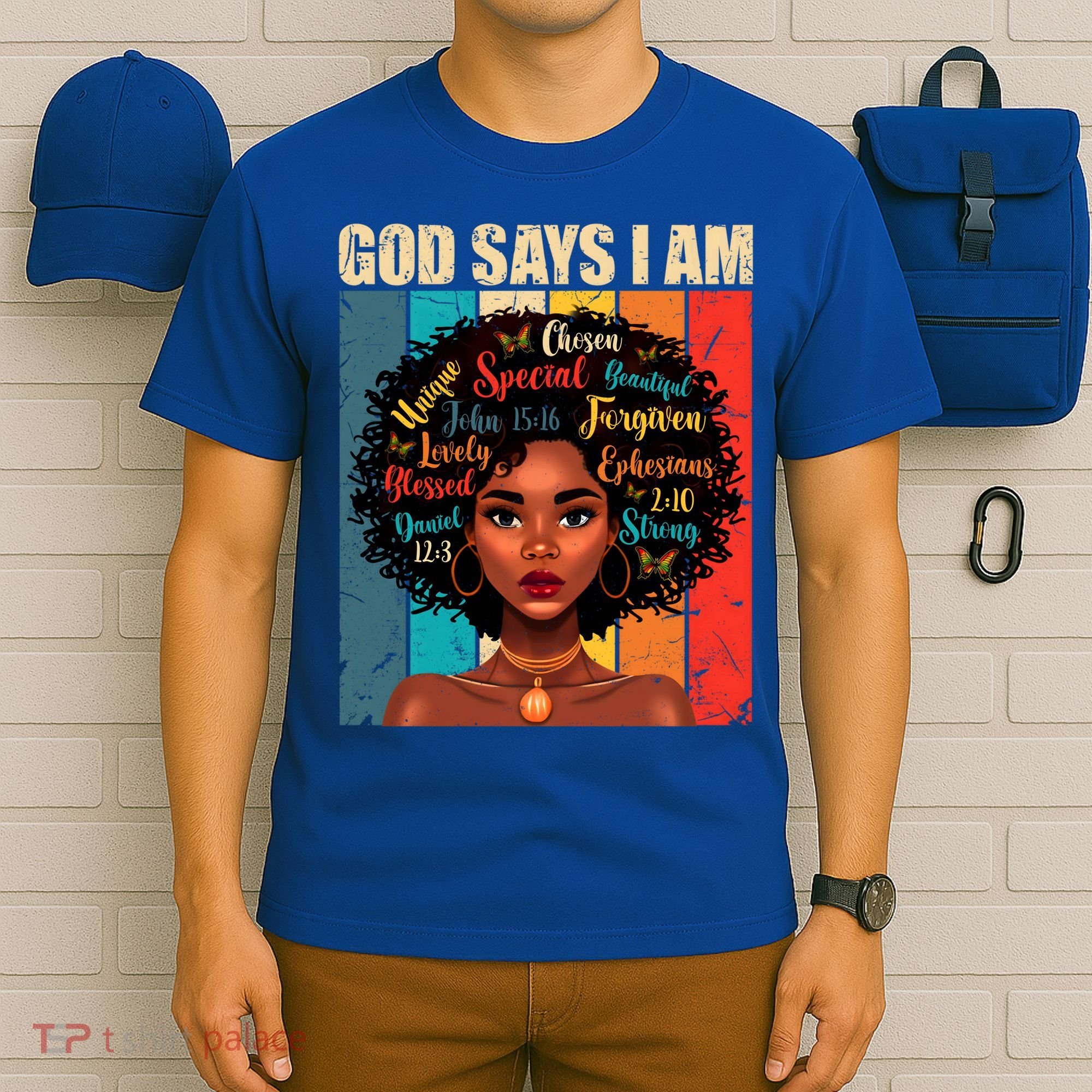 God Says I Am Black History Month Juneteenth African America Cute Gift T-Shirt