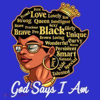 God Says I Am Black History Proud Black Afro Juneteenth Cool Gift Toddler Hoodie thumb 2