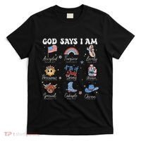 God Says I Am Funny July 4th Bible Verse Christian T-Shirt thumb 0