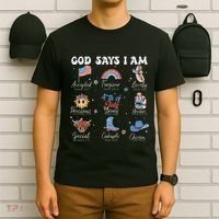 God Says I Am Funny July 4th Bible Verse Christian T-Shirt thumb 6