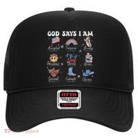 God Says I Am Funny July 4th Bible Verse Christian Hat thumb 0
